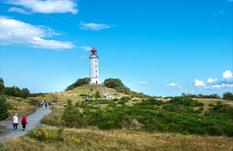 The lighthouse on the island of Hiddensee
