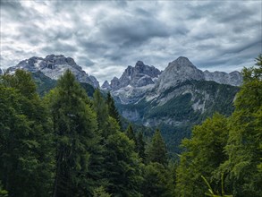Brenta mountain range in Summer
