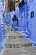 Stairs in Blue City Chefchaouen