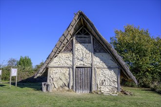 Reconstruction of a house from the Bronze Age in the nature reserve Valle Canal Novo