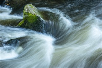 River Bode in the autumnal Harz Mountains