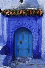 Blue Door in Blue City Chefchaouen