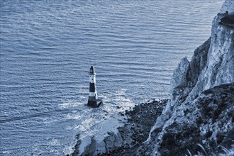 Chalk Coast with View of Beachy Head Lighthouse
