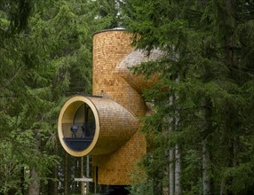 Modern forest house on the Pogusch