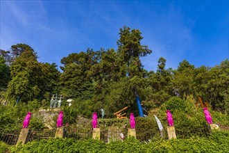Pink Sculptures at Portofino Park Museum