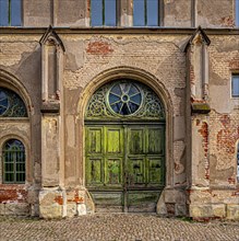 Gates and windows at the Ducal Stables in Altenburg
