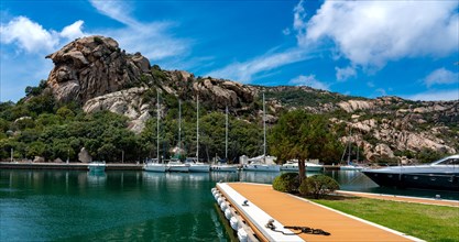 The idyllic marina of Porto Cervo Poltu Quatu
