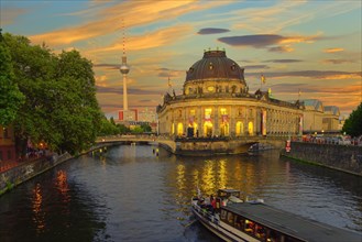 Bode Museum at sunset