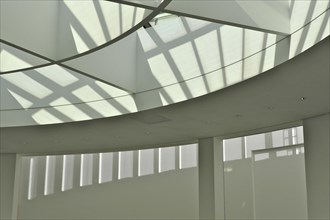 Walls with shadow play in Pinakothek der Moderne