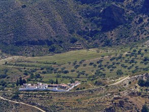 Andalusian cemetery of a small village community
