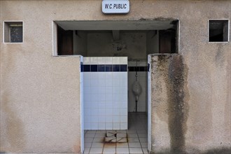 Public toilet with urinal
