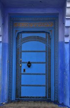 Blue Door in Blue City Chefchaouen
