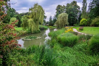 Small pond in the spa gardens