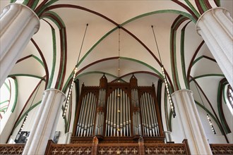 Historic organ of the renovated Saint Nicholas Church