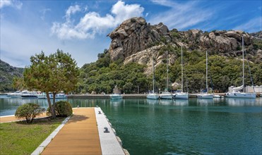 The idyllic marina of Porto Cervo Poltu Quatu