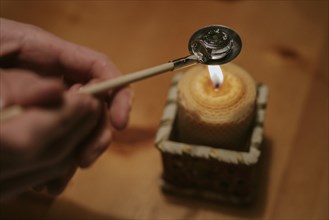 New Year's Eve Lead Pouring