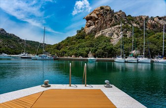 The idyllic marina of Porto Cervo Poltu Quatu
