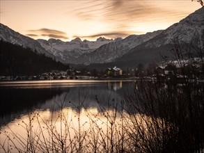 Evening atmosphere at Lake Altaussee