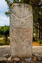 Menhir statue Filitosa V back view