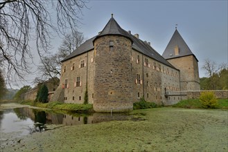Moated castle