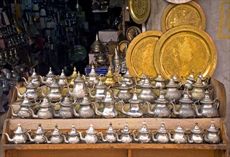 Artful coppersmithing in the souks of Fes