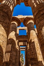 The Hall of Columns in the Main Temple of Amun