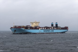 Container ship Marchen Maersk in the Baltic Sea