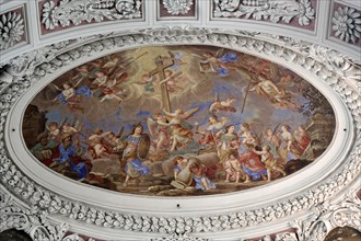 Ceiling fresco detail