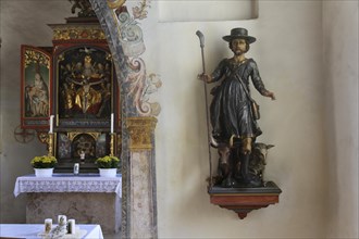 Figure of a saint in the Lady Chapel