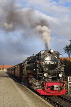 Steam locomotive at Wernigerode station