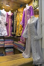 Magnificent traditional garments at the textile souk