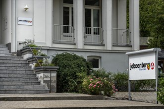 Entrance to the job centre in the town of Bad Ems