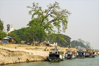 Port of Mingun on the Irrawaddy River