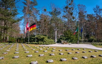The Italian graves of honour litalia ai suoi caduti at the Waldfriedhof in Zehlendorf