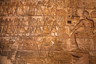 In front of Ramses III