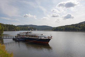 Excursion boat Vltava on the Lipno Reservoir