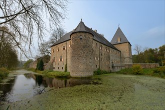 Moated castle