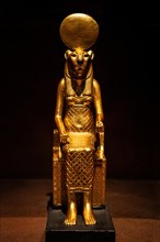 Figure of the Enthroned Goddess Sakhmet