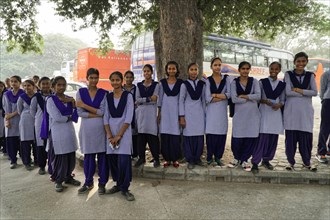 School class on a field trip