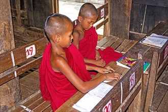 School lessons at Teak Monastery