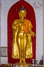 Buddha statue in Shwezigon Pagoda