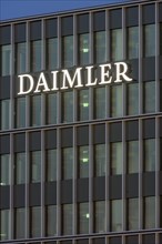 Daimler lettering on building