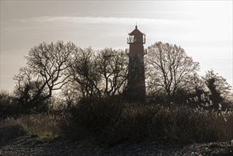Lighthouse in the backlight