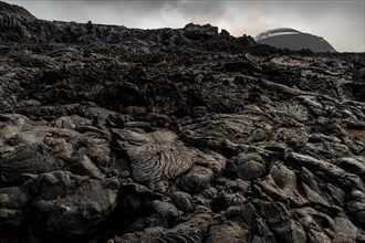 Cooled lava flows
