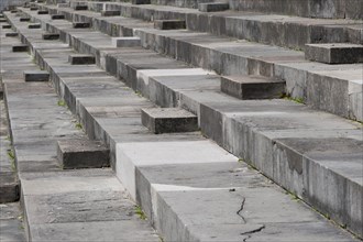 Steps of the stone tribune on the former Reich Party Congress grounds