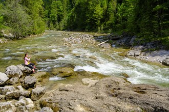 Hikers in the Kaiserklamm