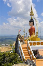 View of statue of Buddha