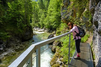 Hikers in the Kaiserklamm