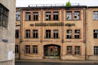 Old facade in the film city of Goerlitz