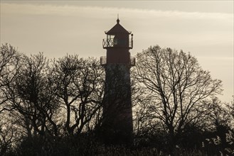 Lighthouse in the backlight
